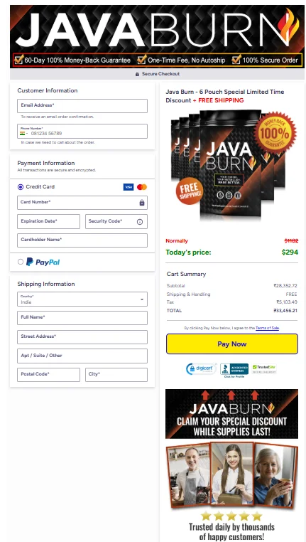 Java Burn What Happens
